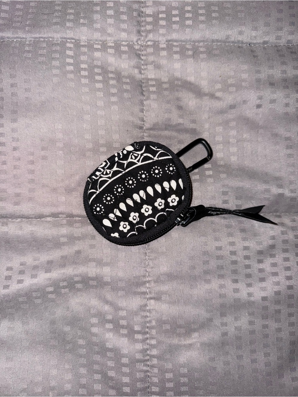 Vera Bradley earbuds case keychain